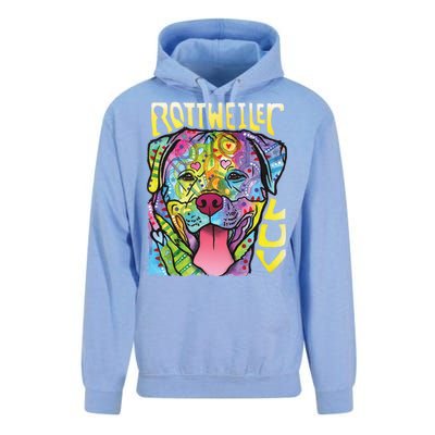 Dean Russo Rottweiler Luv Dog Unisex Surf Hoodie