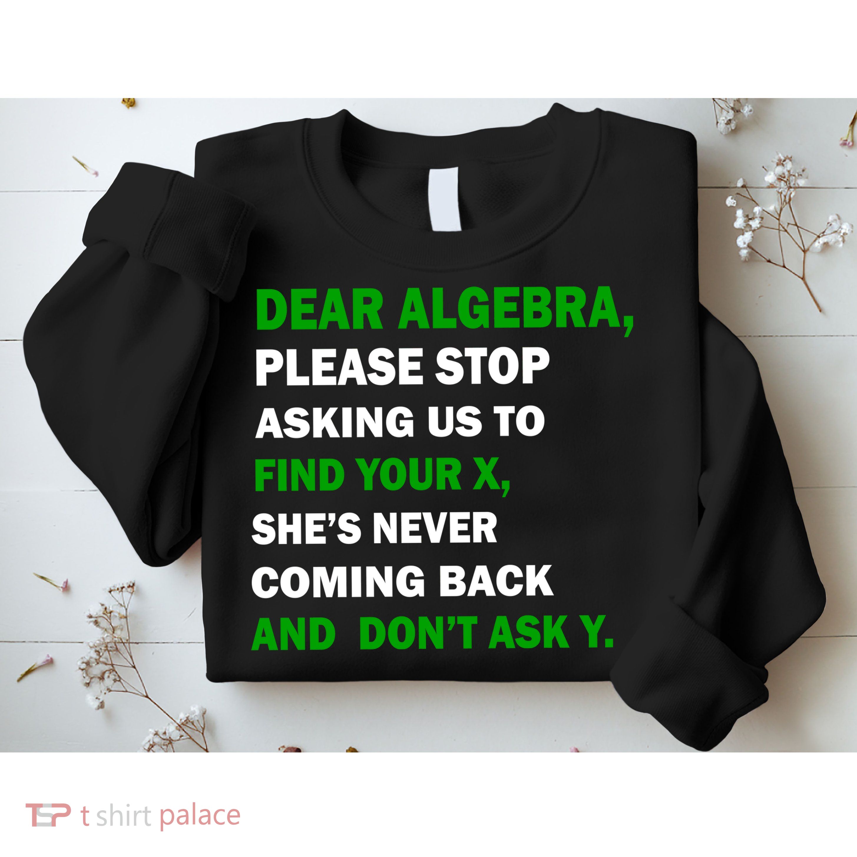 Dear Algebra Find Your X And Don't Tell Y Sweatshirt