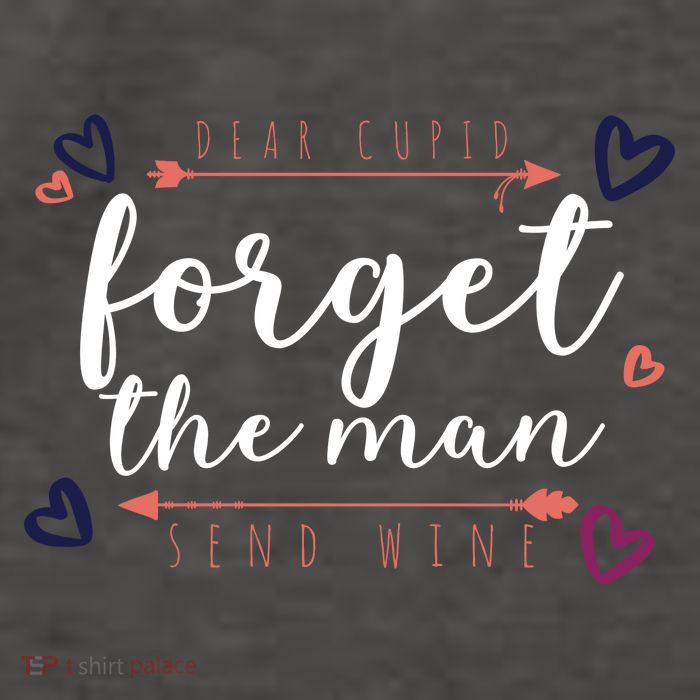 Dear Cupid Forget The Man Send Wine Vector Backpack