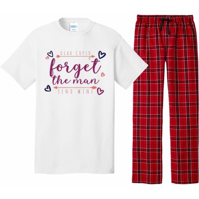 Dear Cupid Forget The Man Send Wine Pajama Set