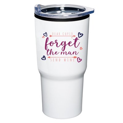 Dear Cupid Forget The Man Send Wine Tumbler