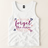 Dear Cupid Forget The Man Send Wine Tank Top