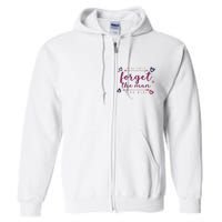 Dear Cupid Forget The Man Send Wine Full Zip Hoodie