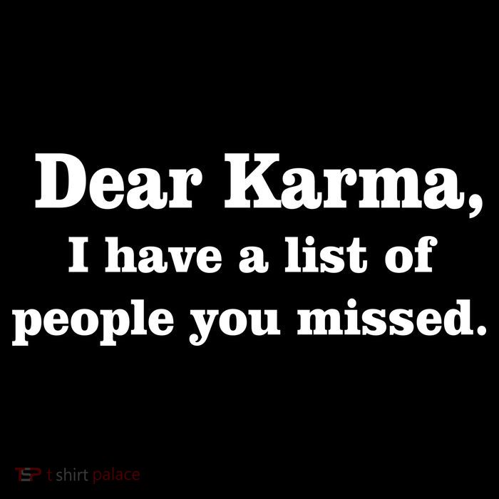 Dear Karma I Have A List Of People You Missed Sustainable Bucket Hat
