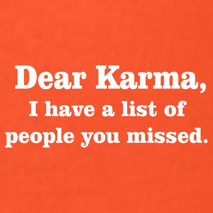 Dear Karma I Have A List Of People You Missed Golf Towel