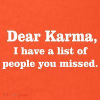 Dear Karma I Have A List Of People You Missed Short Acrylic Beanie