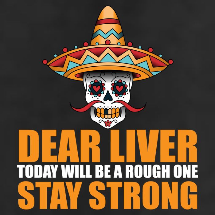 Dear Liver Today Will Be A Rough One Stay Strong1 7 Panel Mesh Trucker Snapback Hat