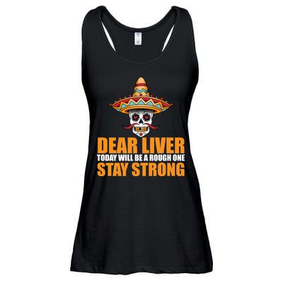 Dear Liver Today Will Be A Rough One Stay Strong1 Ladies Essential Flowy Tank