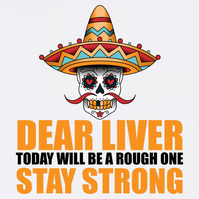Dear Liver Today Will Be A Rough One Stay Strong1 Garment-Dyed Sweatshirt