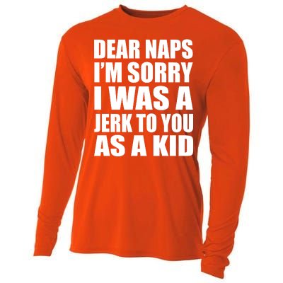 Dear Naps I'm Sorry I Was A Jerk Too You As A Kid Cooling Performance Long Sleeve Crew