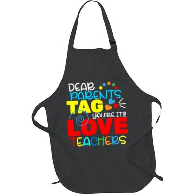 Dear Parents Tag Your It Apron