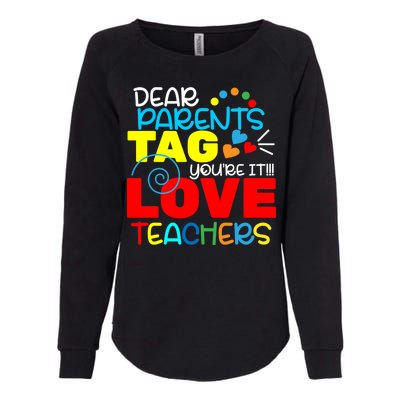 Dear Parents Tag Your It Womens California Wash Sweatshirt