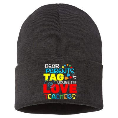 Dear Parents Tag Your It Sustainable Knit Beanie