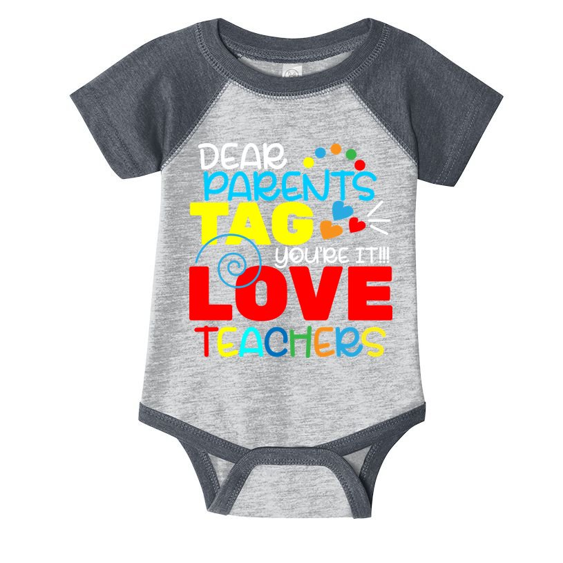 Dear Parents Tag Your It Infant Baby Jersey Bodysuit