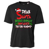 Dear Santa Before I Explain How Much Do You know Cooling Performance Crew T-Shirt