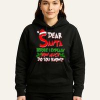 Dear Santa Before I Explain How Much Do You know Hoodie