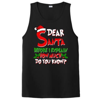 Dear Santa Before I Explain How Much Do You know PosiCharge Competitor Tank