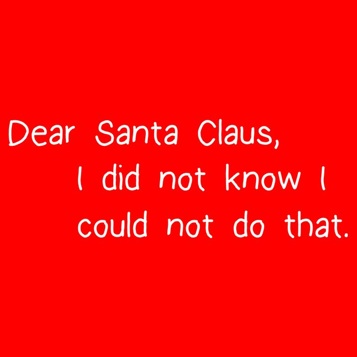 Dear Santa Claus I Did Not Know I Could Not Do That 16 in Basic Backpack