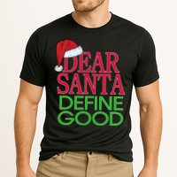 Dear Santa Define Good Funny Christmas Cooling Performance Crew T-Shirt