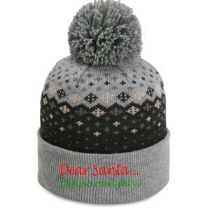 Dear Santa Define Naughty The Baniff Cuffed Pom Beanie