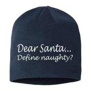 Dear Santa Define Naughty Sustainable Beanie