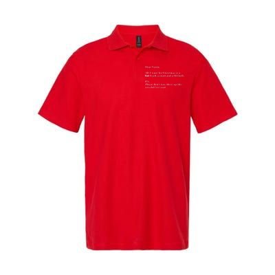 Dear Santa Fat Bank Account Thin Body Christmas Softstyle Adult Sport Polo