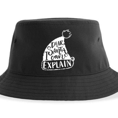 Dear Santa I Can Explain Sustainable Bucket Hat