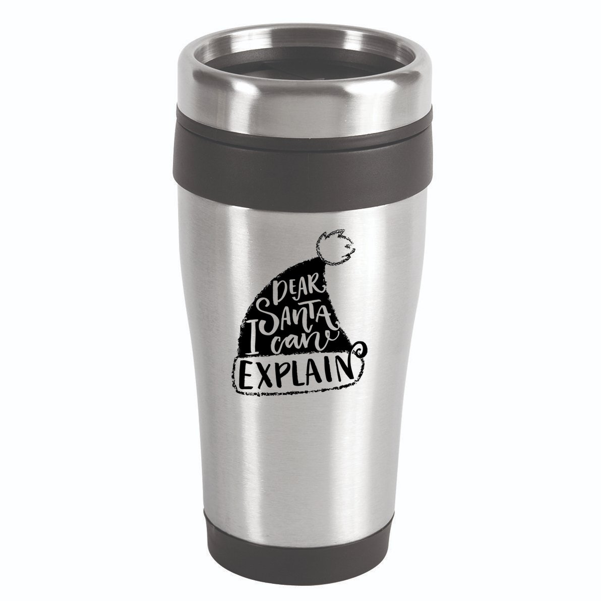 Dear Santa I Can Explain 16oz Travel Tumbler