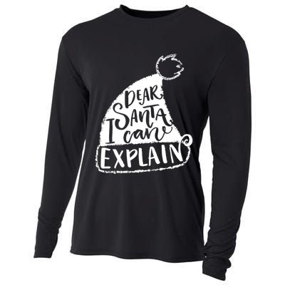 Dear Santa I Can Explain Cooling Performance Long Sleeve Crew