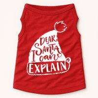 Dear Santa I Can Explain Doggie Tank