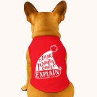 Dear Santa I Can Explain Doggie Tank