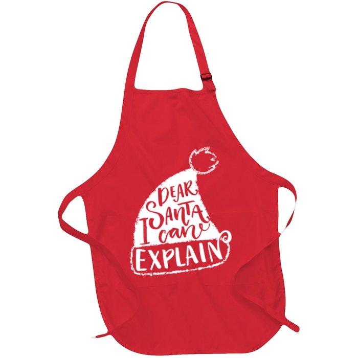 Dear Santa I Can Explain Apron