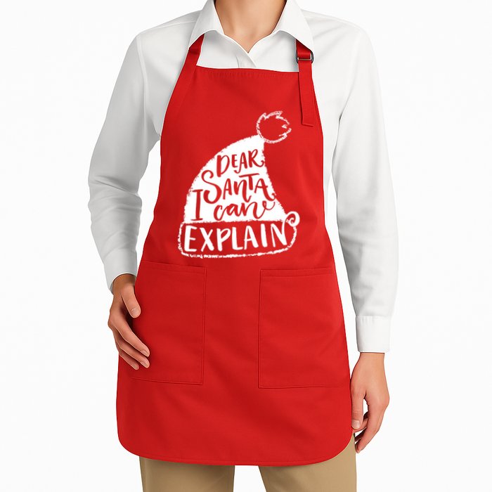 Dear Santa I Can Explain Apron