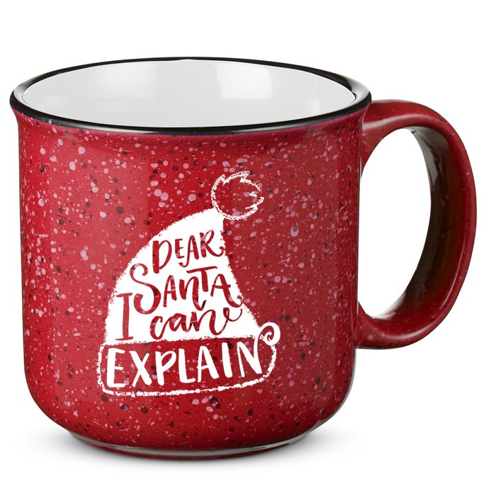 Dear Santa I Can Explain 15oz Campfire Ceramic Mug