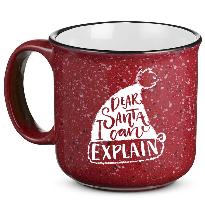 Dear Santa I Can Explain 15oz Campfire Ceramic Mug