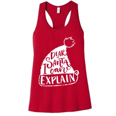 Dear Santa I Can Explain Womens Tank Top
