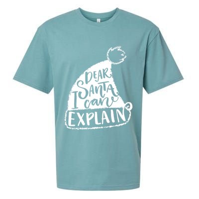 Dear Santa I Can Explain Sueded Cloud Jersey T-Shirt