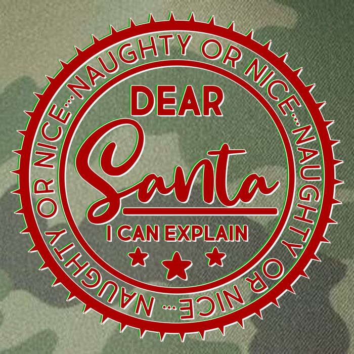Dear Santa I Can Explain Christmas Emblem Legacy Tie Dye Trucker Hat