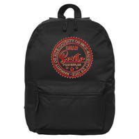 Dear Santa I Can Explain Christmas Emblem 16 in Basic Backpack