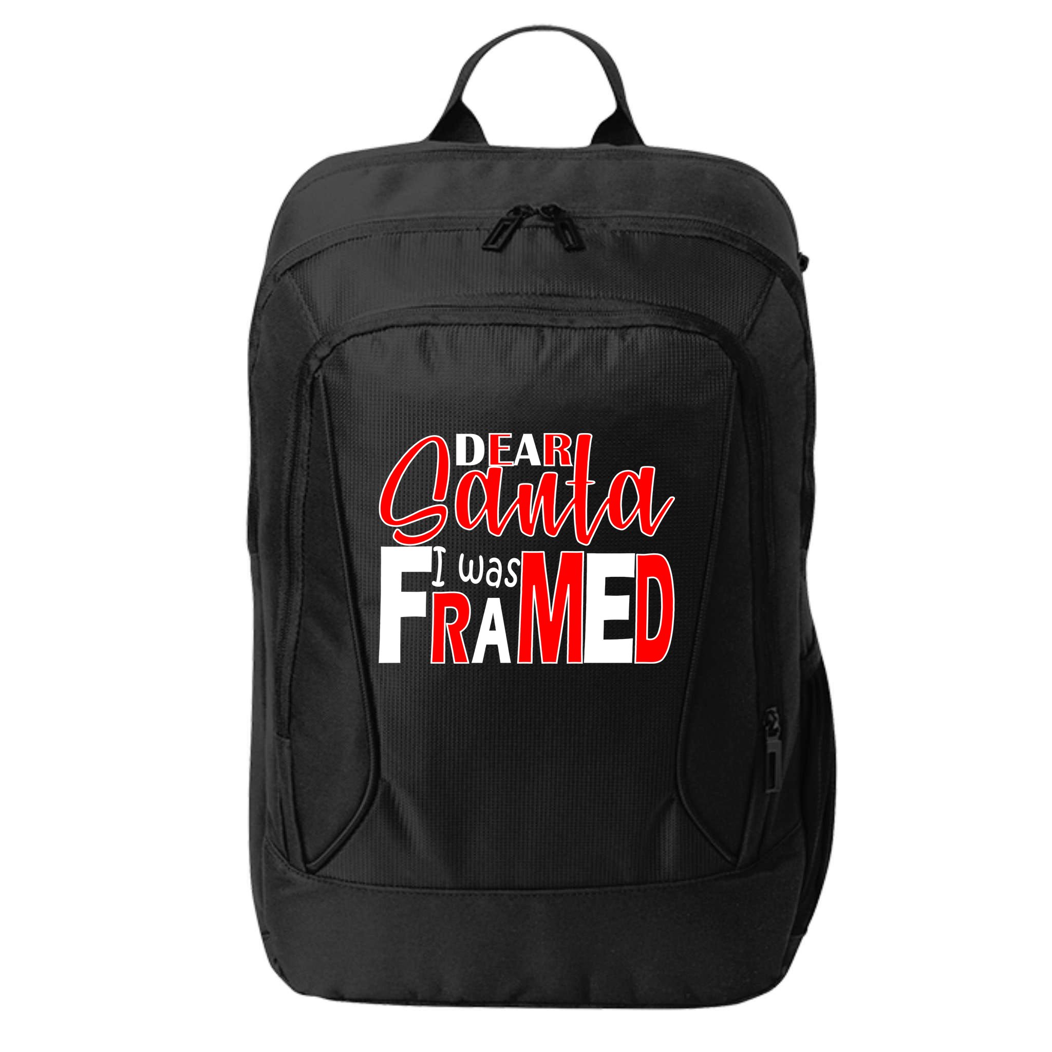 Dear Santa I Was FRAMED City Backpack