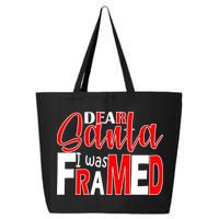 Dear Santa I Was FRAMED 25L Jumbo Tote
