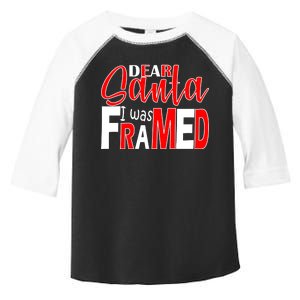 Dear Santa I Was FRAMED Toddler Fine Jersey T-Shirt