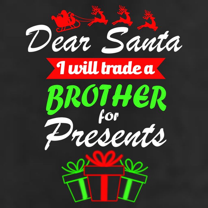 Dear Santa I Will Trade A Brother For Presents Trucker Hat