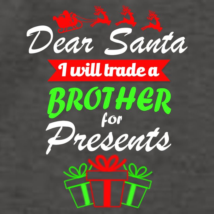 Dear Santa I Will Trade A Brother For Presents Vector Backpack