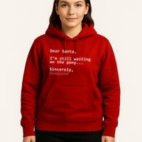 Dear Santa I'm Sincerely Disappointed No Pony Hoodie
