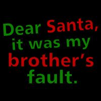 Dear Santa It Was My Brother's Fault Sustainable Bucket Hat