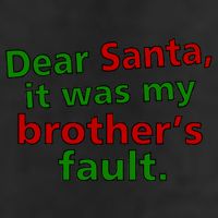 Dear Santa It Was My Brother's Fault Adult Drive Performance Visor