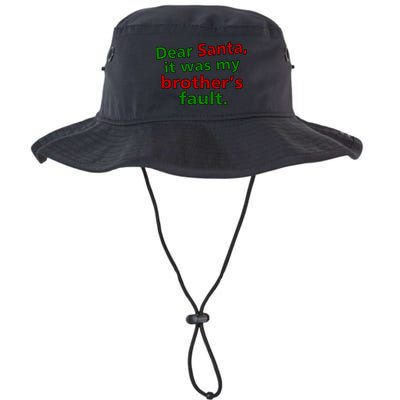 Dear Santa It Was My Brother's Fault Bucket Hat