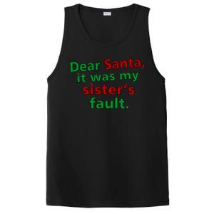 Dear Santa It Was My Sister's Fault PosiCharge Competitor Tank