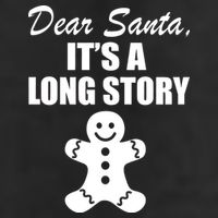 Dear Santa It's A Long Story Adult Drive Performance Visor